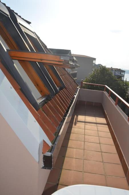 Precioso Atico A Pie De Playa, En Mino. Apartment Exterior foto